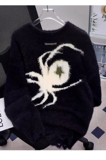 Oversized Couple Sweater – Autumn & Winter Japanese Streetwear