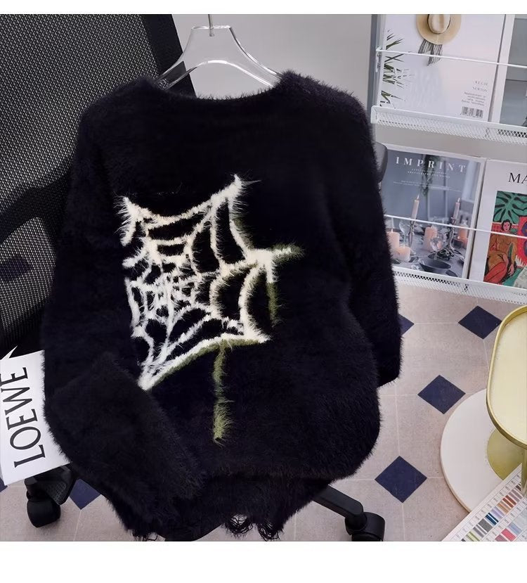 Oversized Couple Sweater – Autumn & Winter Japanese Streetwear