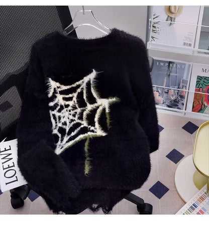 Oversized Couple Sweater – Autumn & Winter Japanese Streetwear