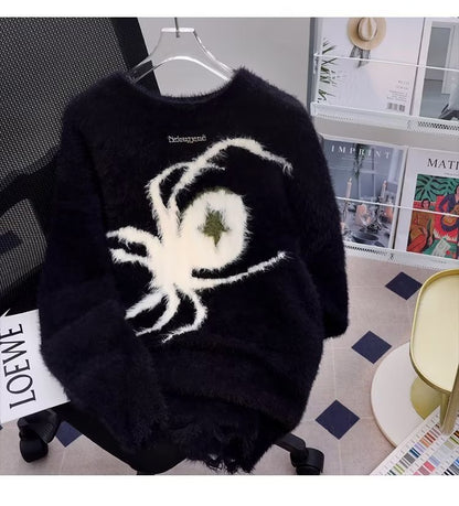 Oversized Couple Sweater – Autumn & Winter Japanese Streetwear