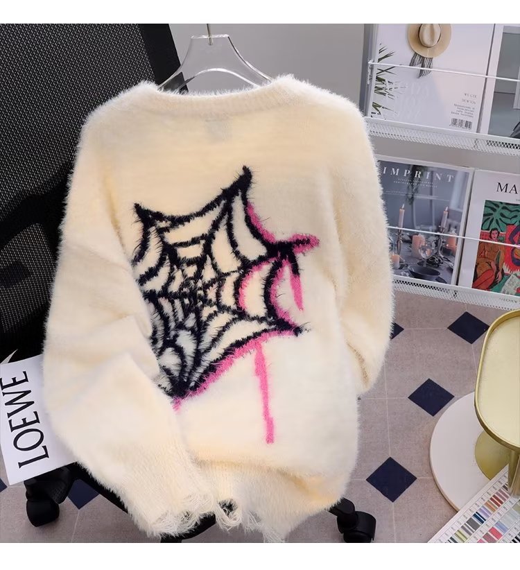 Oversized Couple Sweater – Autumn & Winter Japanese Streetwear